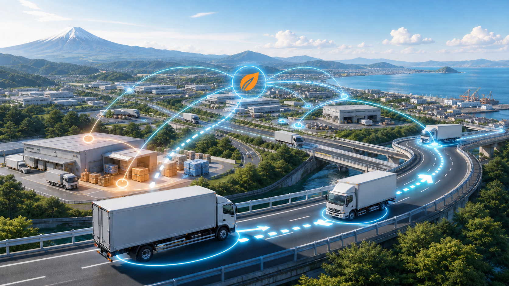 生成AIを用いた、運送業向け空車・帰り便マッチングによる「地域共同配送プラットフォーム」実証